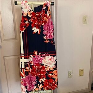 Floral Sleeveless Dress - Multicolor
